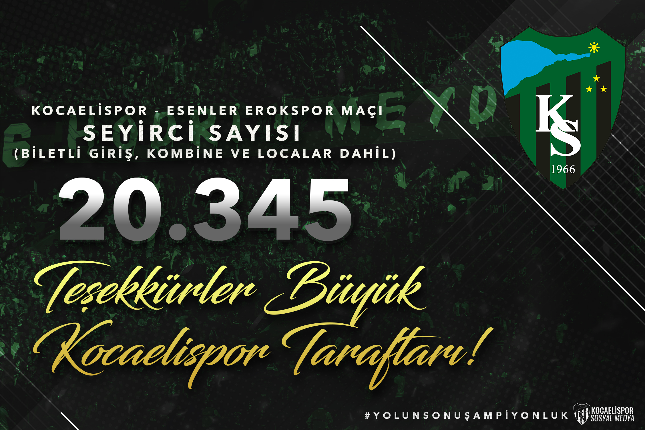 Esenler Erok Maçı Seyirci Sayısı