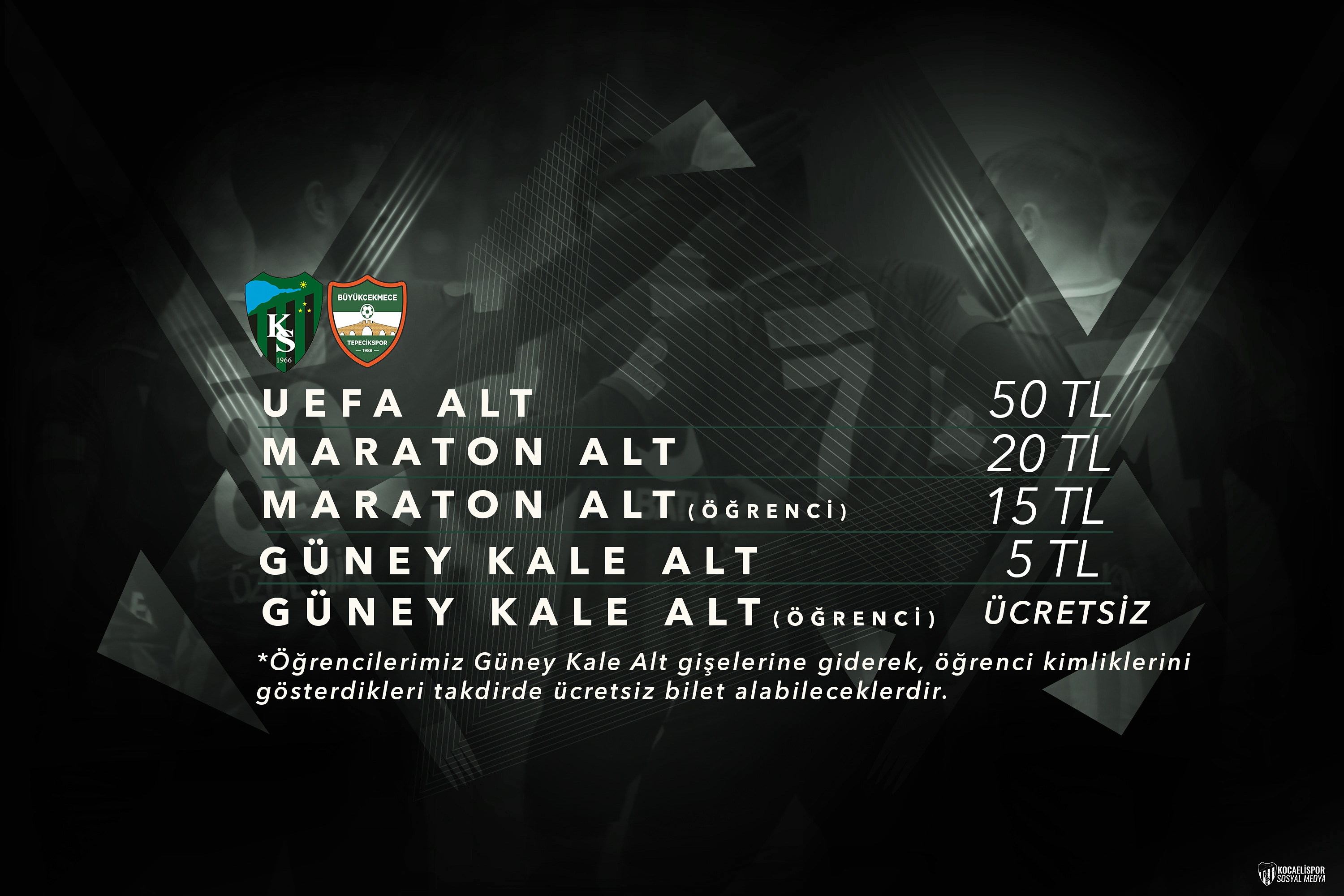 Tepecikspor maç biletleri!