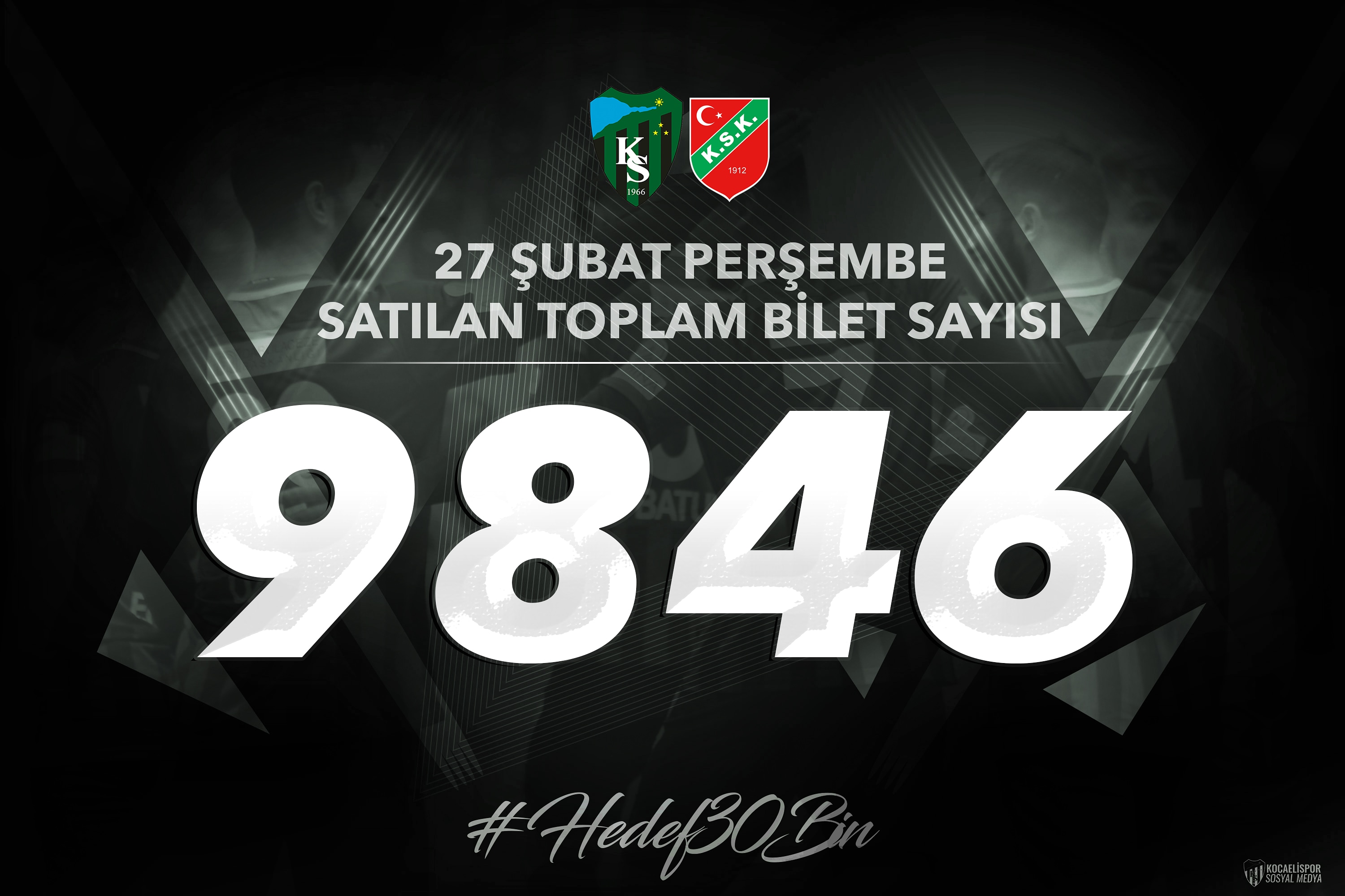 27 Şubat Perşembe Satılan Bilet Sayısı